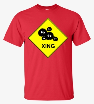 Soot Sprite Crossing Crossing T Shirt & Hoodie - Metal Sign #9858522