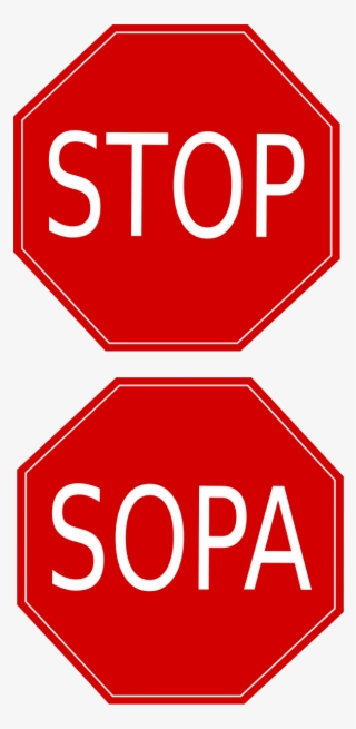 Stop Sopa Signs - Stop Sign #9858686