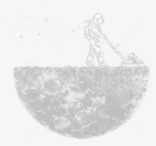 Free Png Astronaut Illustration Png Images Transparent - Monochrome #9859969