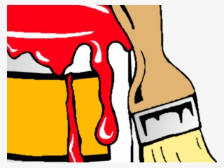 Brush Clipart Oil Paint - Clipart Paint Brush And Paints #9860363