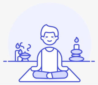 01 Spa Meditation Male Caucasian - Sitting #9861443