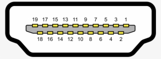 Hdmi Socket Line Drawing #9862100