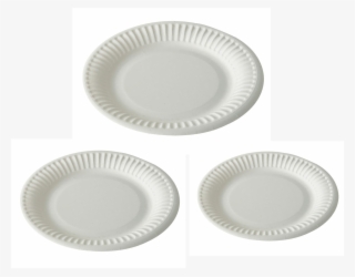 White Paper Plates - Ceramic #9862167