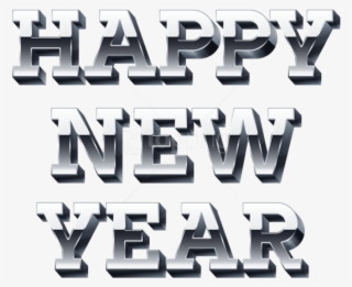 Free Png Happy New Year Silver Png - Graphics #9862376