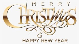 Free Png Merry Christmas And Happy New Year Png - Merry Christmas And Happy New Year 2019 Png #9862420