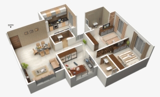 3bhk - Floor Plan #9863198