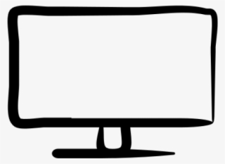Drawn Tv Computer Monitor - Hand Drawn Tv Png #9863345