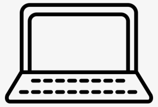 Png File Svg - Laptop Outline Icon Png #9864430