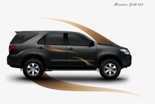 Universal Sticker Monster Gold Suitable For Any Car - Fortuner De Color Rojo #9864566