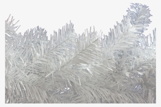 White Brush Garland 4 - White Christmas Garland Transparent #9864750