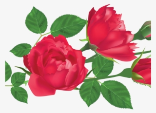 Red Rose Clipart Leaf Png - Png Rose Leaf #9865656