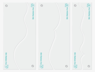 Mini Madison Avenue Designer Template Mini Border Set - Illustration #9865879