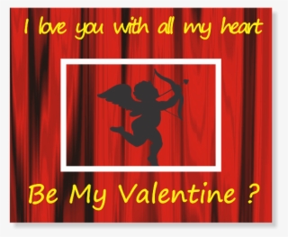 Cupid Valentines Photo Frame 90 X - Hydroxide #9866953