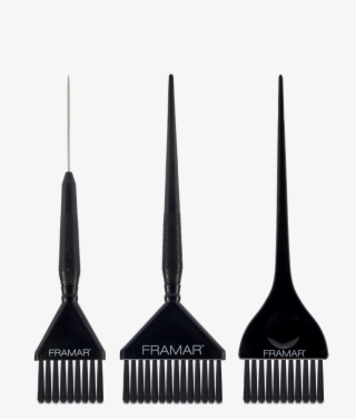 1 Medium Sized Color Brush With Metal Pin Tail - Framar Color Brush #9867838