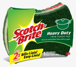 Scotch Brite Extra Heavy Duty Scrubbing Pads 3m 95mmx150mmx8mm - Sb Scrub Pad 3m #9868482