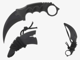 Falcon Karambit Fighting Knife Necklace Sheath Csgo - Hunting Knife #9869227