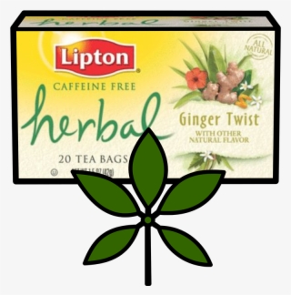 Lipton Herbal Tea Bags, Ginger Twist - Quietly Chamomile Tea Lipton #9869357