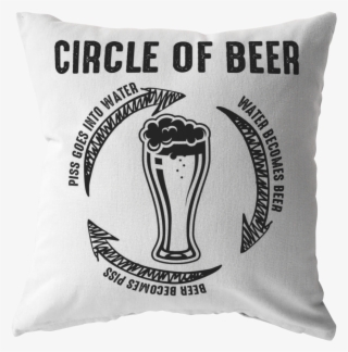 Circle Of Beer Pillow Pillows Multi - Cushion #9871612