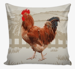 Chicken & Rooster Throw Pillows - Pillow #9871615