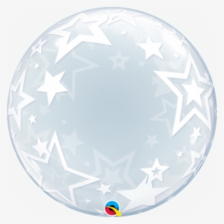 Details About Qualatex 24" Stylish Stars Deco Bubble - Stylish Stars Deco Bubble #9872354