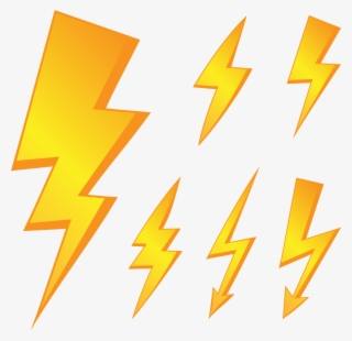 Lightning Vector Illustrator - สายฟ้า Png #9873064