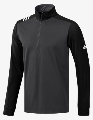 Adidas Men's 3-stripe 1/4 Zip Layering - Long-sleeved T-shirt #9874340