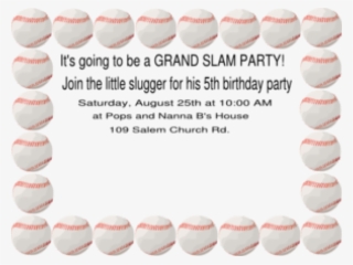 Baseball Bat Clipart Frame - Baseball Border #9875724