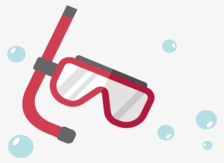 Underwater Sunglasses Illustration Euclidean Vector - Mascara De Buceo Dibujo #9875889