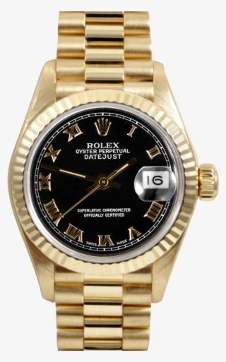 Gold Rolex Watches - Rolex Datejust Ladies Blue Dial #9876687