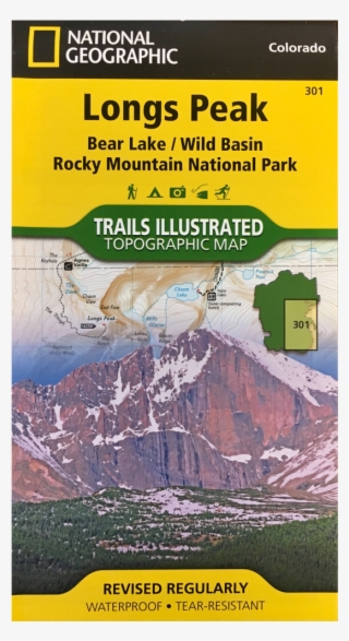 Shop - Longs Peak Map National Geographic #9876991