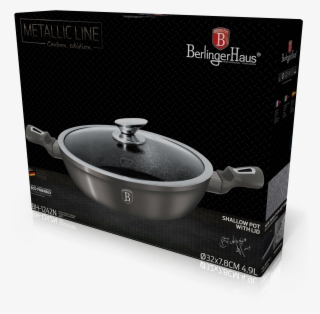 Berlinger Haus 32cm Marble Coating Shallow Pot With - Lid #9877931