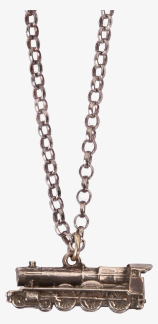 Silver Train Necklace V=1551453247 - Locket #9878162