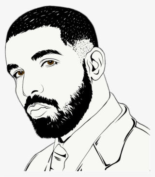 Drake Sticker - Drake Outline Drawing #9878166