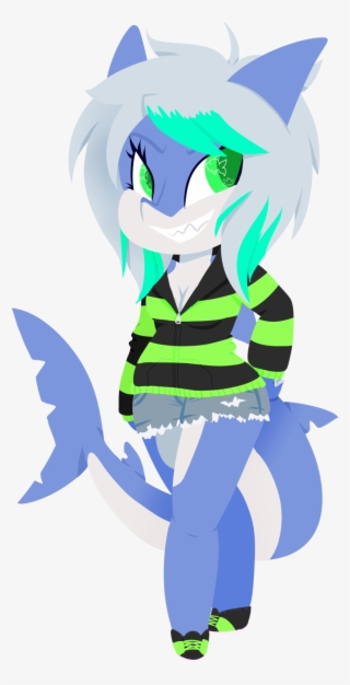 Cute Shark Girl [commission] By Bunbubsss - Cute Girl Shark #9878612
