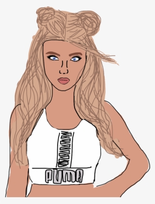 #freetoedit #loren #drawing #beech #puma #brand #blonde - Illustration #9879578