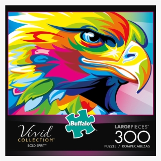 Rompecabezas 300 Piezas Buffalo - Colorful Eagle Painting #9879615