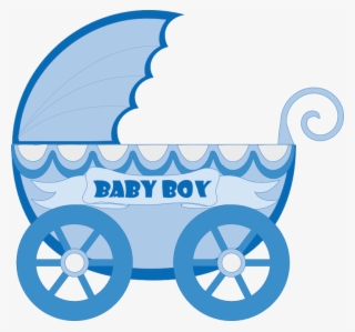 Kartki Free Ideas - Baby Stroller Clipart Blue #9880458
