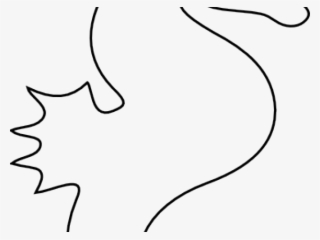 Fish Clipart Outline - Silueta De La Sirenita #9880591