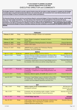 Free Printable Budget Calendar Pdf Templates At - Number #9881866