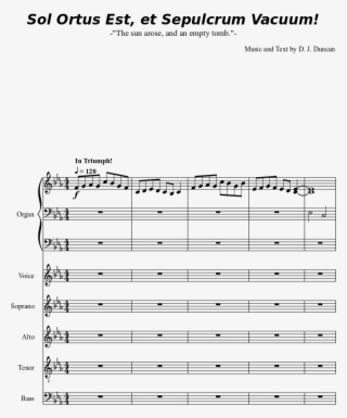 Sol Ortus Est, Et Sepulcrum Vacuum - Document #9881876