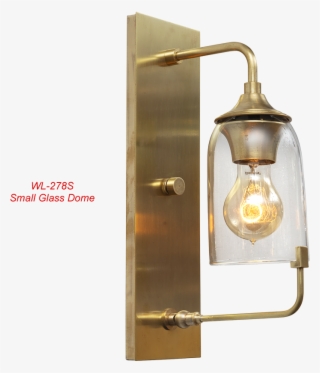 Medium Glass Dome - Brass #9883994