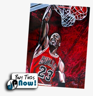 Michael Jordan Painting - Slam Dunk #9886320