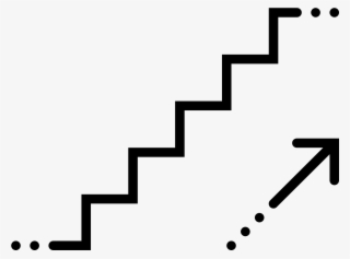 Treppe Rauf Icon - Steps Vector #9886493