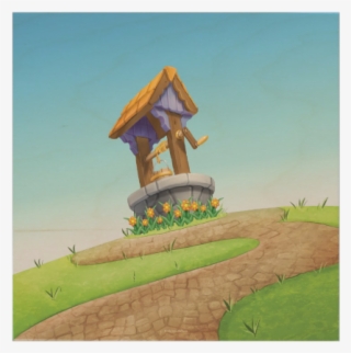 Wishing Well Wood Art - Tree #9886783