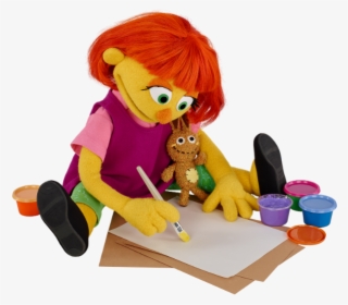 In April 2014, Sesame Workshop And Advocacy Group Autism - Julia Sesame Street Autism #9890054