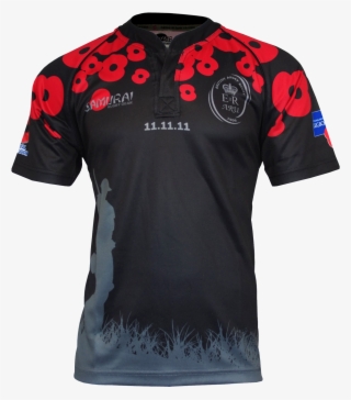 British Army Self Wicking T Shirts - Poppy Rugby Shirt 2016 - Free ...