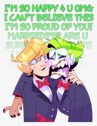 Omg Joker Did You Cry During The Wedding - Cartoon #9892265