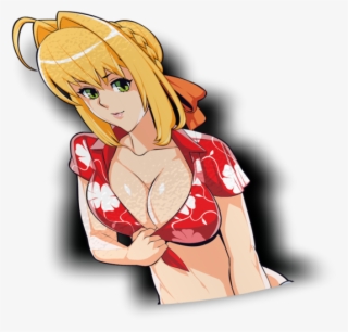 Sundate Saber Peeker Sticker - Cartoon #9892499