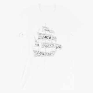 Sailor's Dream "word Cloud" Unisex T-shirt Apparel - Active Shirt #9892906