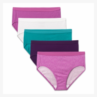 Fit For Me By Fruit Of The Loom Women's 5 Pack Hipster - Panties #9894045